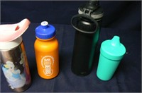 SET OF 4 WATER BOTTLES