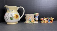 Easter Lot  Mug Pitcher Figurine Ceramic