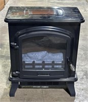 (O) Electric Fireplace Heater 21?