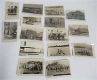 (15) Early real photo post cards.