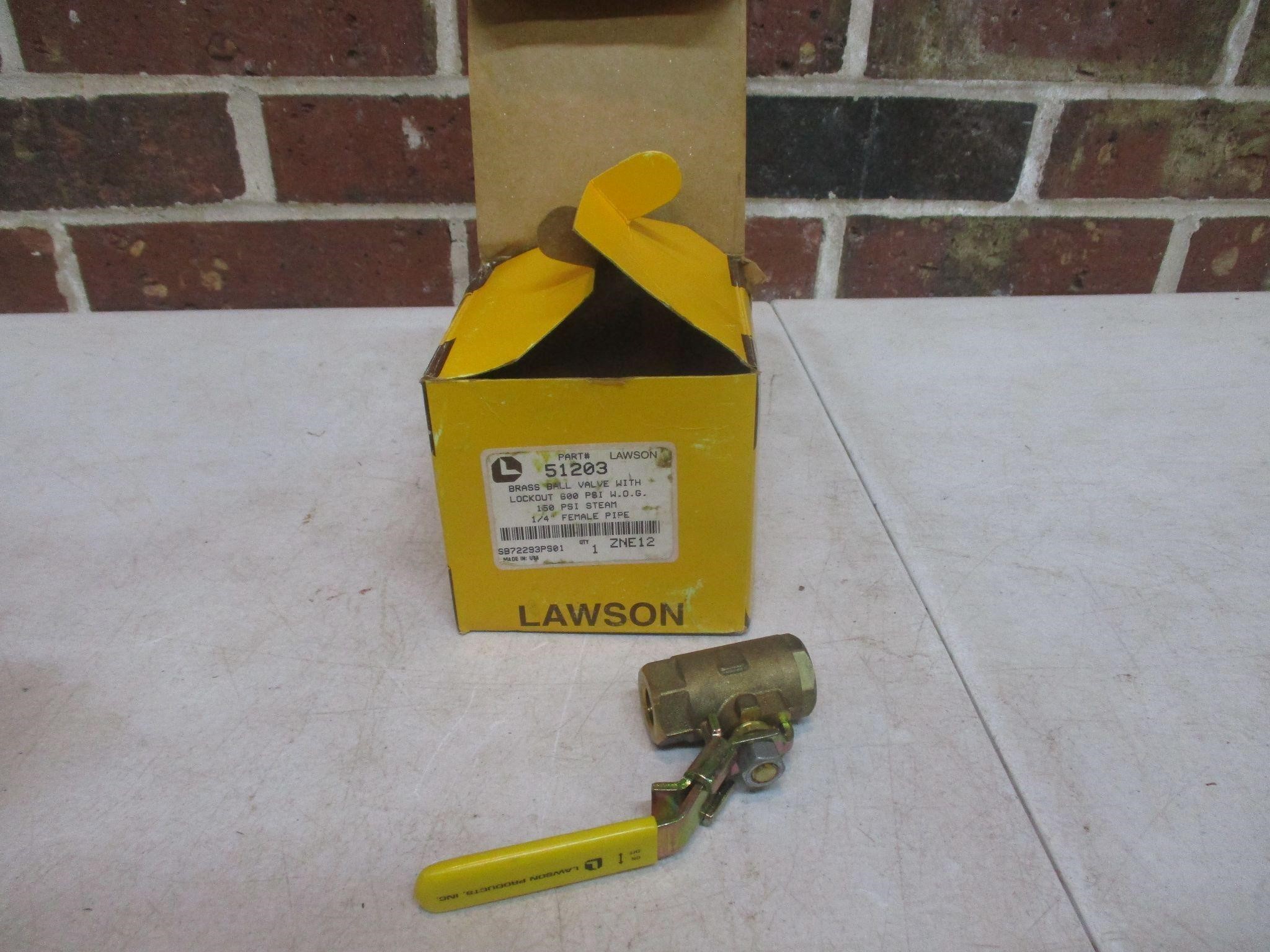 Lawson 1/4" Water Cut off - NEW