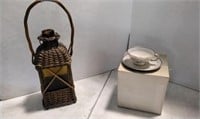 Vintage French Musical Bottle Lantern