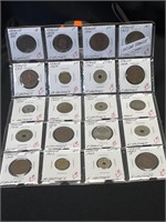 (20) DIFFERENT FRENCH COINS