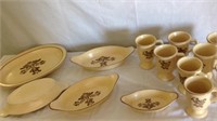 pfaltzgraff  4 AU gratin plate with 8 cups