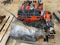Chevrolet 350 Engine w/Turbo 350 Short Shaft,