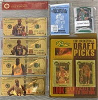 Basketball Cards & Novelty Money