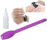 Purple Wristband Squeeze Bottle