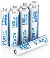 Powxs AAA Rechargable Batteries, 16 CT