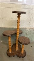 Multi Level Wood Plant Stand