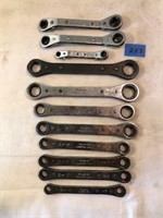 Assorted Snap-On & Blue Pointe Racheting Wrenches