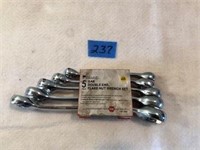 5 Piece SAE Double Ended Flare Nut Wrench Set