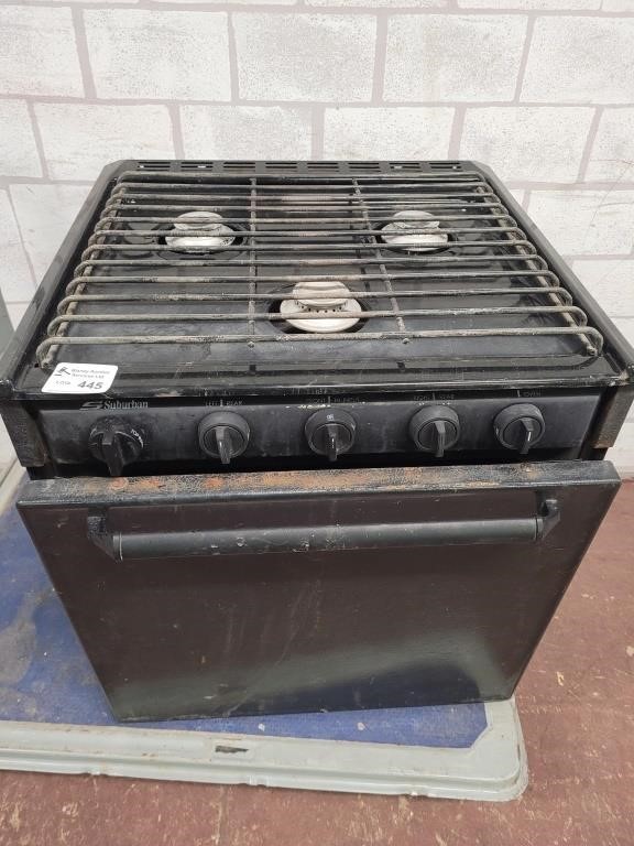 RV propane stove