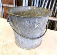 vintage HD galvanized bucket