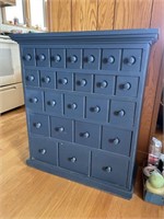 Painted cabinet 32 inches tall 29 inches wide 12