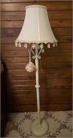 Dusty Pink Floor Lamp, 57.5"