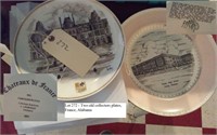 2 vintage collector plates, France, Alabama