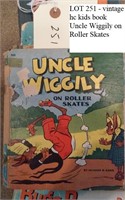 vintage hb kids book UNCLE WIGGILY Roller Skates
