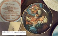 RECO art plate 1990 "Giving Thanks"