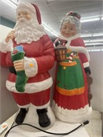 Christmas Light Up Blow Mold Figures Approx 3 ft.