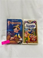 VHS Pinocchio and Snow White