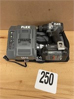 FLEX 24V - 1/2" DRILL W/ BATTERY, CHARGER & BAG