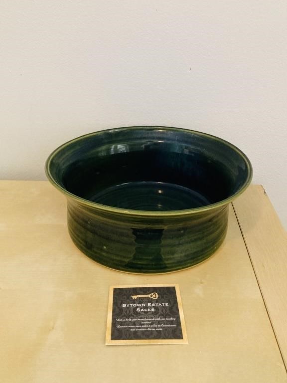 Green Pottery Bowl