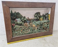 Victorian Village scene Diorama