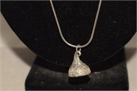 Sterling Italy Chain & Hershey Kiss Pendant  20g