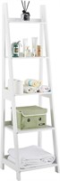 Hoorlang 5 Tier Bookshelf Storage Ladder Shelf Flo