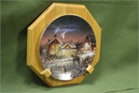 Terry Redlin Collector Plate  Trimming The Tree No