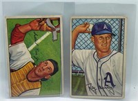 1952 Bowman Cards Ray Murray and Del Rice