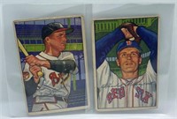 1953 Bowman Cards Willard Marshall and Randy GuMPe