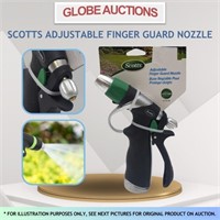 SCOTTS SPRAY NOZZLE WITH ADJUSTABLE FINGER GUARD