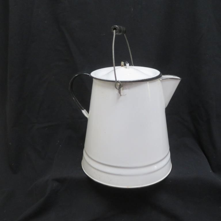 Enamel Coffee Pot - Vintage