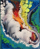 "Wave" 10"x8” Original Painting - Antanenka