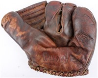 Vintage Spalding Three Finger Baseball Glove