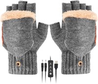 NEW (SM) USB Fingerless Heated Gloves
