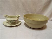 Western Stoneware Co. Mixing Bowl w/Crack see pics