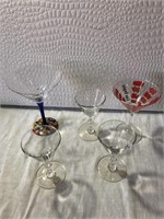 Martini glasses