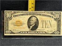 $10 gold certificate