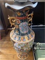 Contemporary Oriental Porcelain Vase