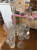 Pattern Glass Vases