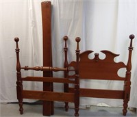 CHERRY CANNONBALL STYLE TWIN BED