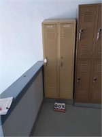 Section of 2 Lockers- Light Brown