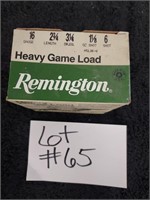 Remington 16 gauge shotgun shells