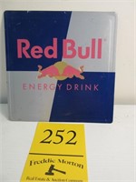 Red Bull Metal Sign 10 x 10