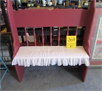 Doll Bench  31 x 9 x 36