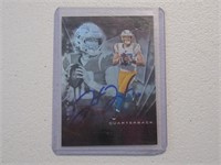 JUSTIN HERBERT SIGNED ROOKIE CARD WITH COA