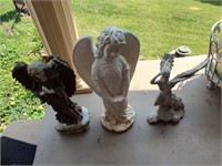 3 Garden Angel Decorations