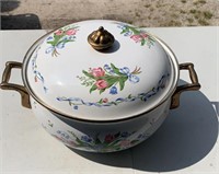 FRENCH FLEUR COVERED PAN